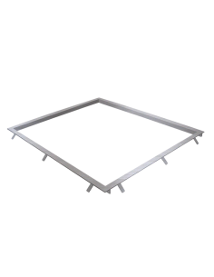 Marco para empotrar inox...